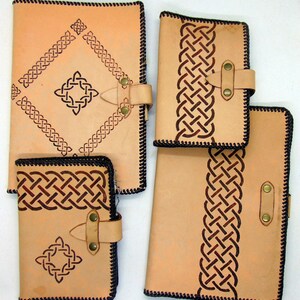 Leather Celtic Knot notebook