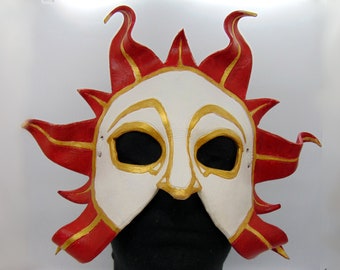 Leather Sun Mask