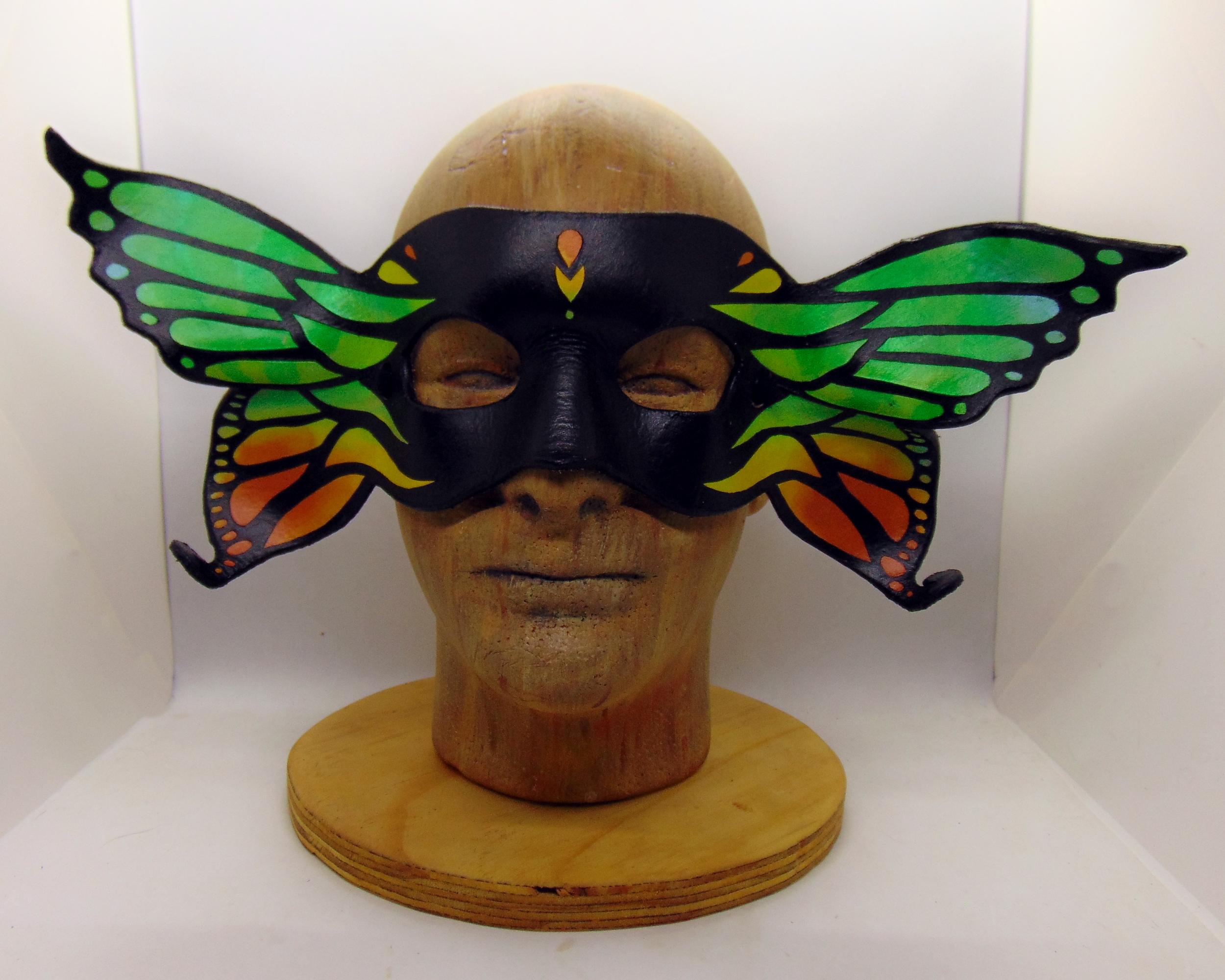 Leather Butterfly Mask - Etsy