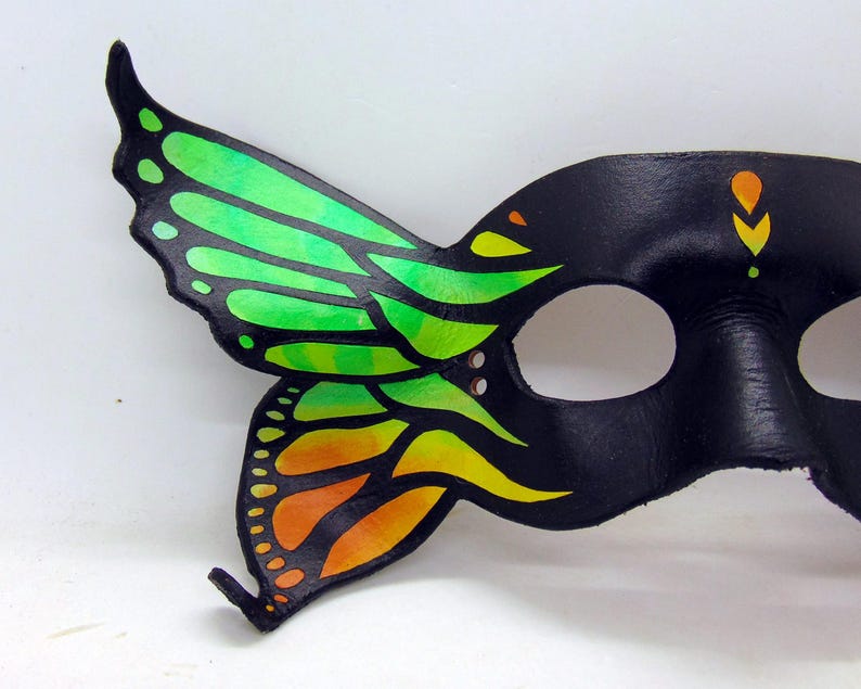 Leather Butterfly Mask - Etsy