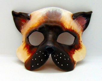 Leather Cat Mask