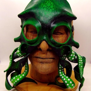 Leather Octopus Mask: Bearded