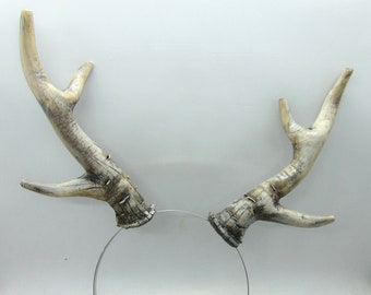 Leather Antler Headbands