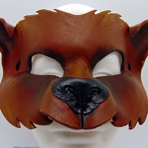 Leather Bear Mask