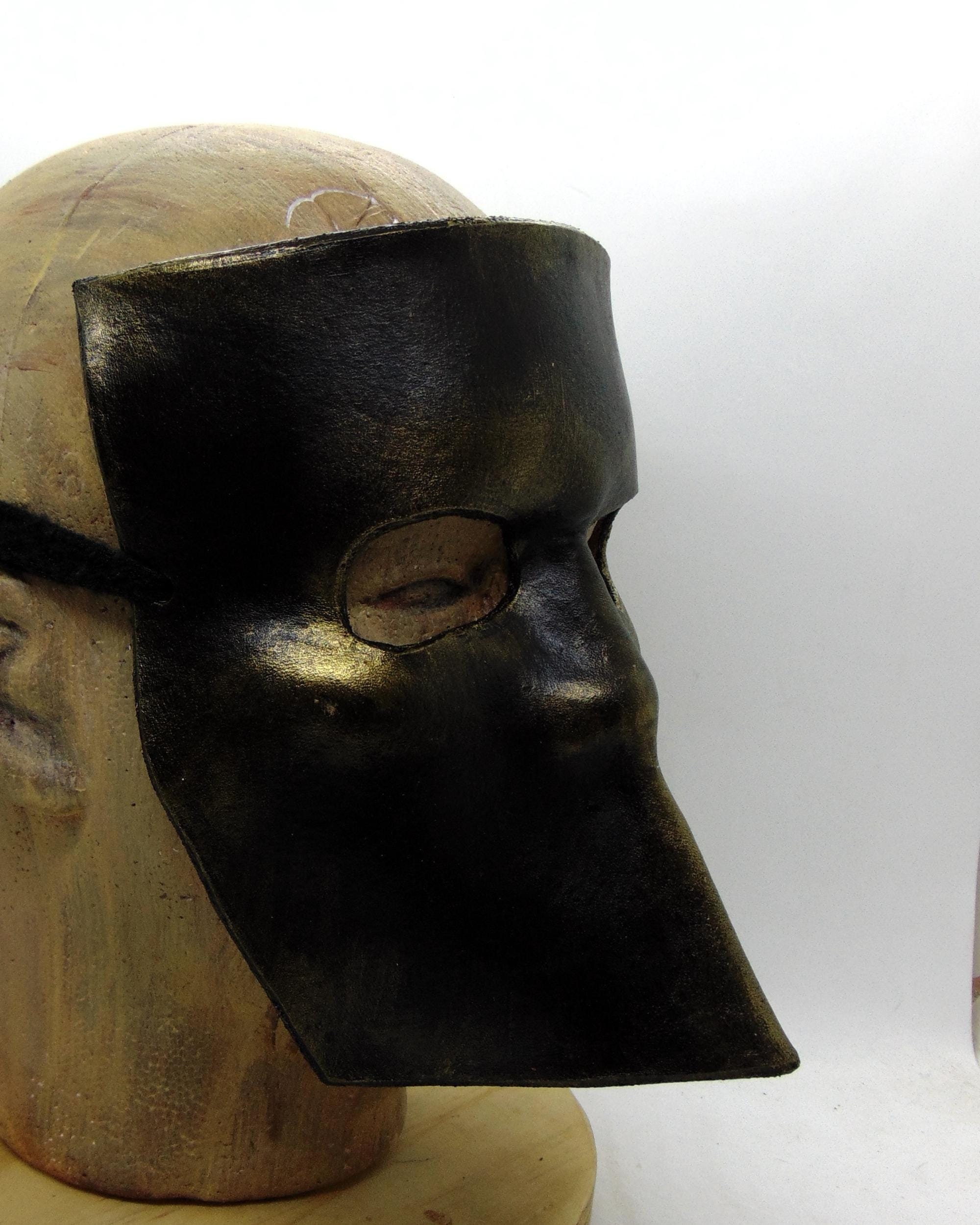 Leather Bauta Mask - Etsy