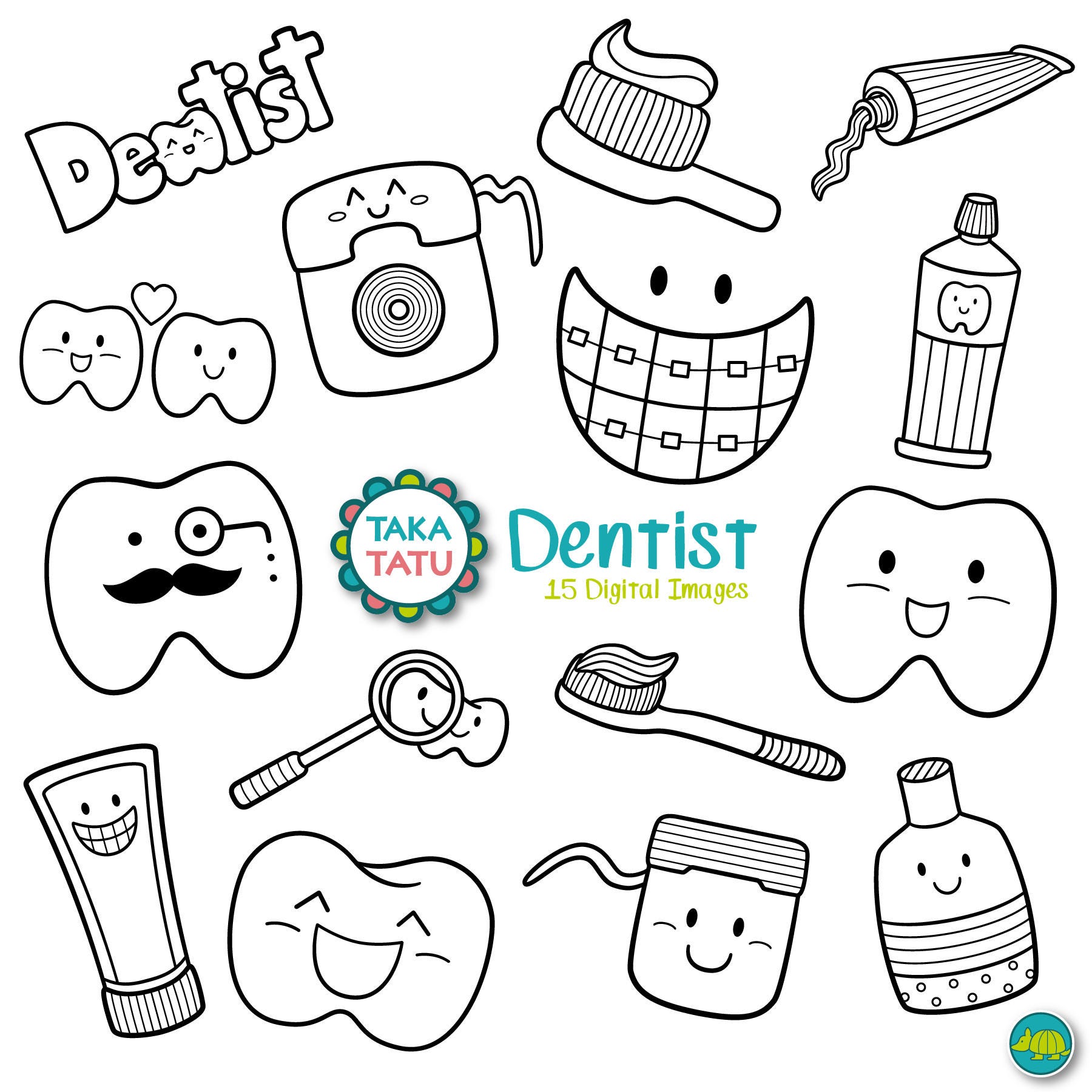 Cute Dental Clipart