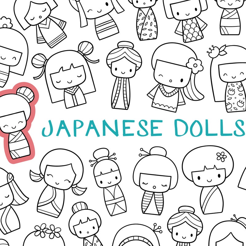 Kawaii Paper Doll - Etsy