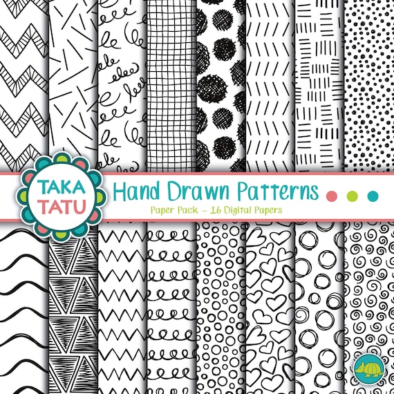 Hand Drawn Patterns Digital Paper Pack Doodle Patterns Etsy Adorable Doodle Patterns Hand Drawn Patterns Digital Paper Pack Doodle Patterns Etsy Adorable Doodle Patterns