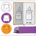 Cute Halloween Digital Stamp - Halloween Clipart / Halloween Doodles ...