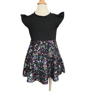 Rainbow Confetti Fun Dress