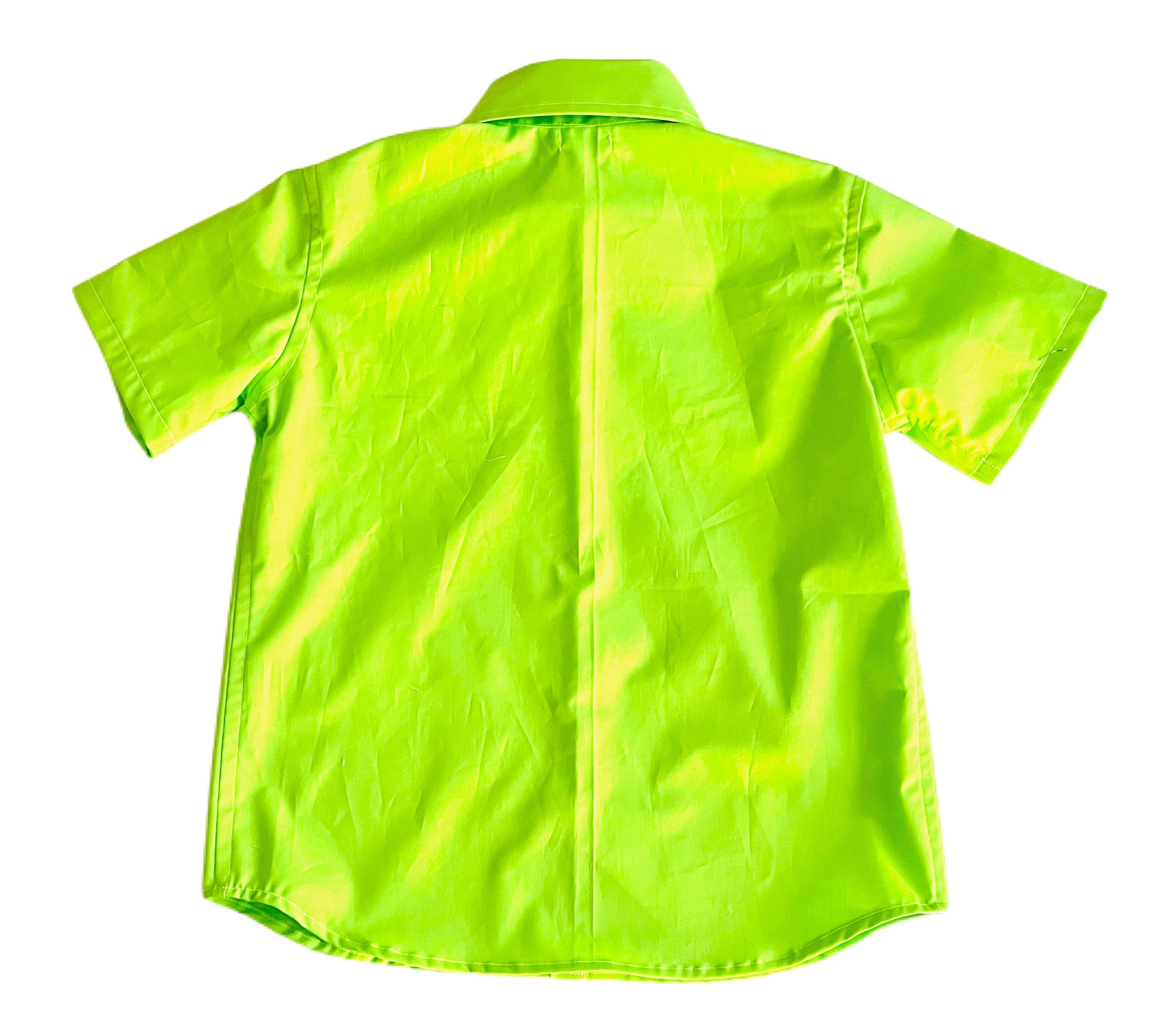 【BAON】[unisex] Rikti Neon Check Over Shirt NEON SHURIKEN TEE - OX Streets