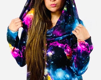 Eternal Galaxy Hooded Dress