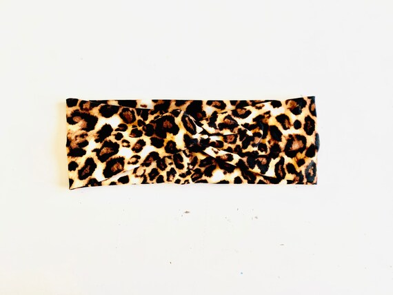 Leopard Print Matching Headband and Scrunchie Pack - Etsy display picture 2