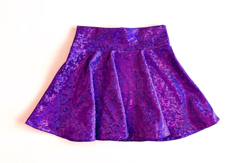 Shimmering Hologram Foil Skirt