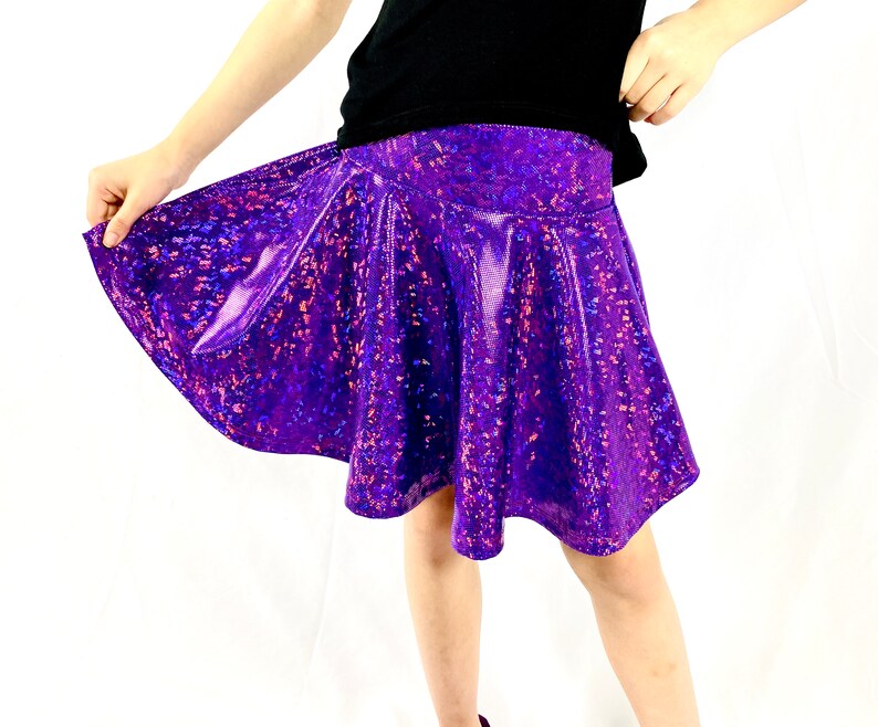 Shimmering Hologram Foil Skirt