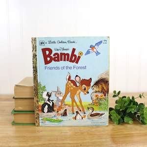1975 Bambi Little Golden Book Hardcover | E886