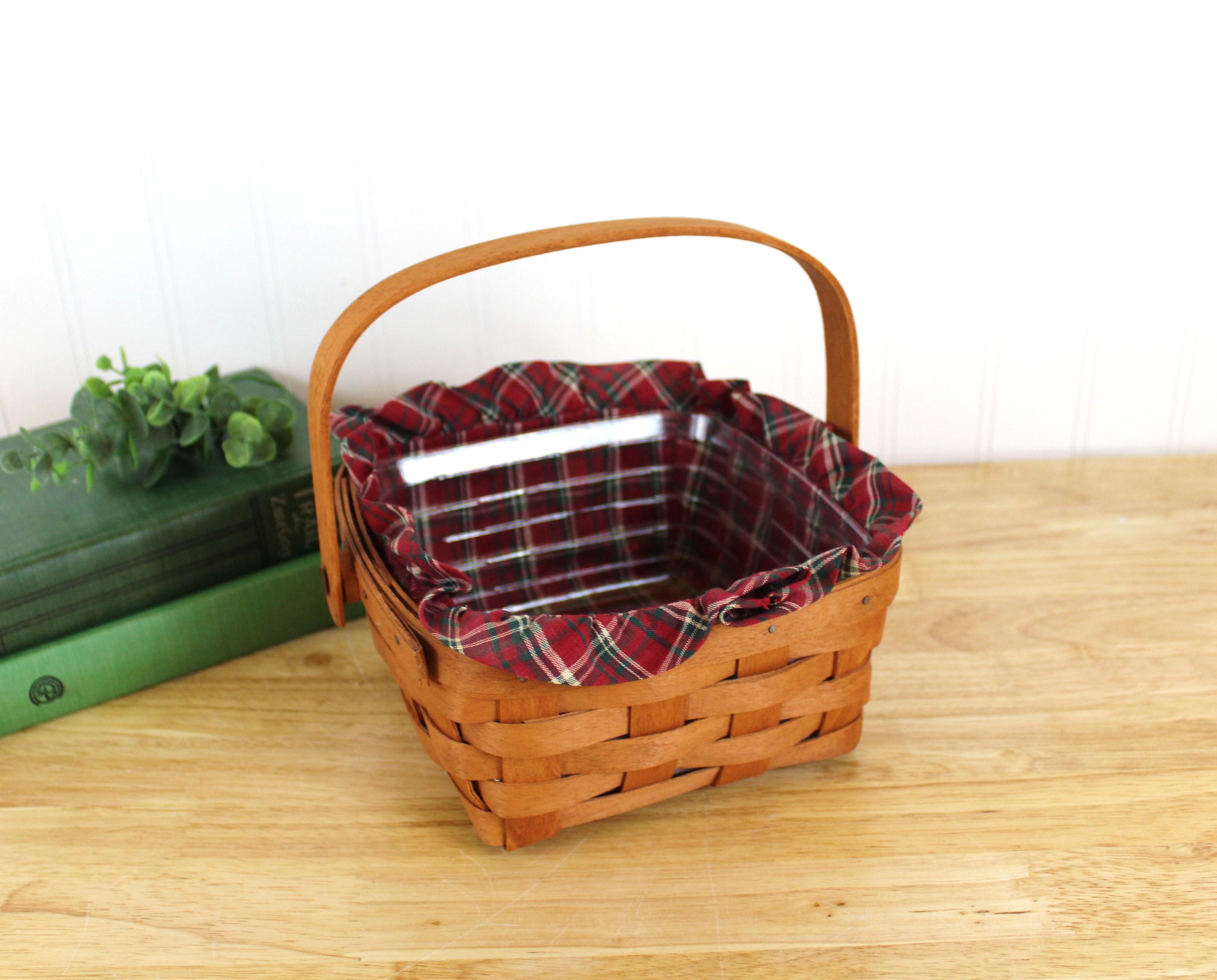 Longaberger Basket With 2 Handles - Etsy