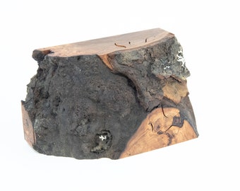 Black cherry burl puzzle box, engagement ring box, tp329