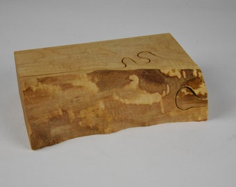 Maple Puzzle box, engagement ring box, tp22-51