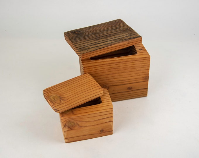 Wood jewellery box, ring storage, tp427