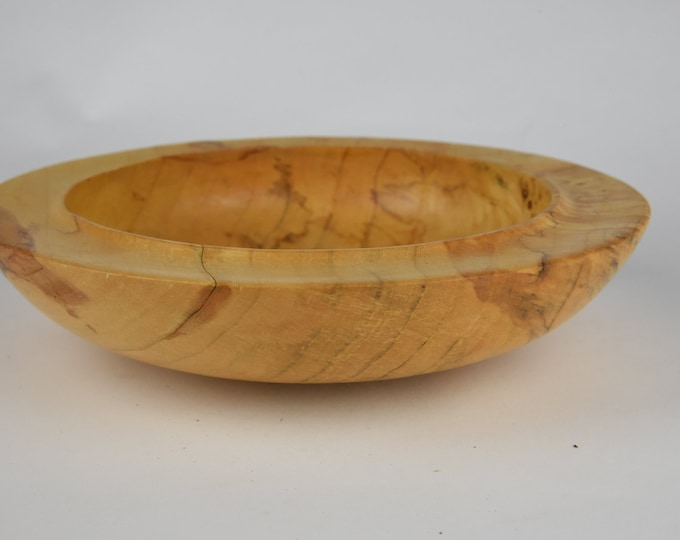 Spalted Manitoba maple (boxelder) bowl, tp119