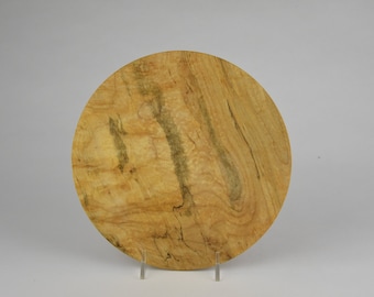 Spalted Norway maple plate, tp686