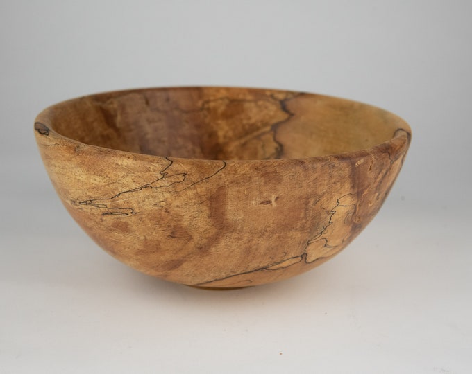 Spalted maple burl bowl, AF39