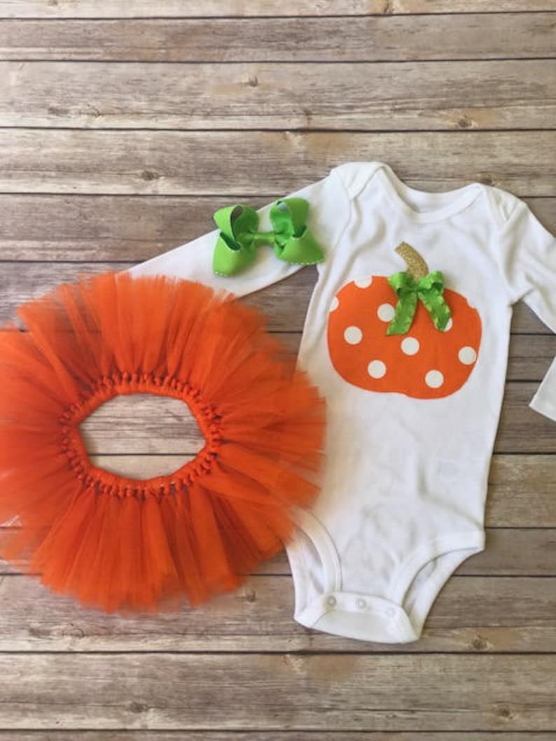 Pumpkin Patch Outfit baby girl costume Fall outfit baby Etsy