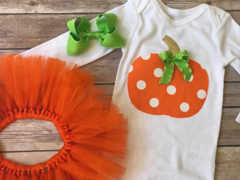 Pumpkin Patch Outfit baby girl costume Fall outfit baby Etsy