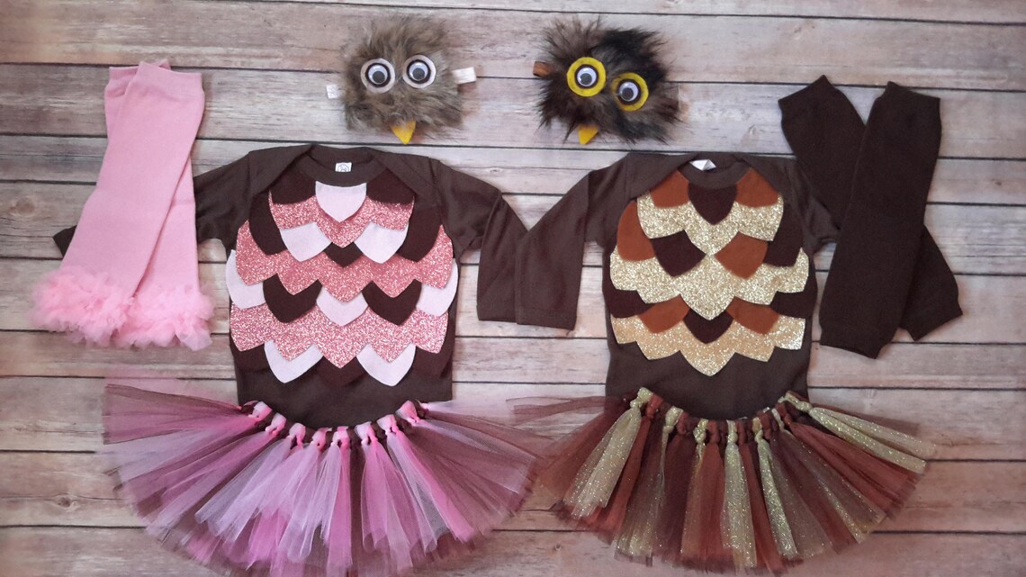Owl Costume Owl Birthday Baby Girl Costume Baby Owl Etsy