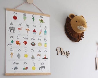 Alphabet Poster - 4 SIZES AVAILABLE