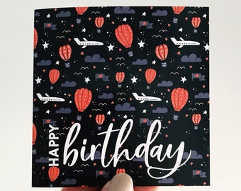Fly Boy Birthday Card