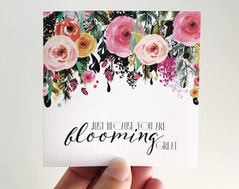 Blooming Great Mini Card