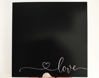 Monochrome Love Card