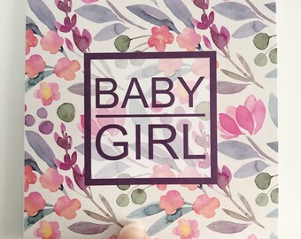 Baby Girl Card {SWEET BOUQUET}