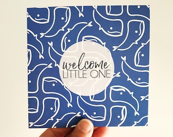 New Baby Boy Card {WHALE OF A TIME}