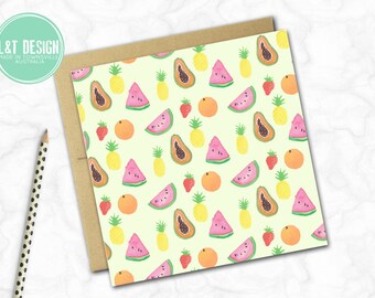 Tutti Fruitti Mini Card