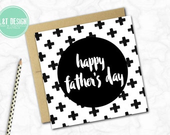 Father's Day Card {GEO CROSSES}