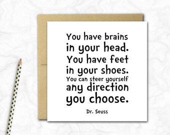 Oh, The Places You'll Go Card