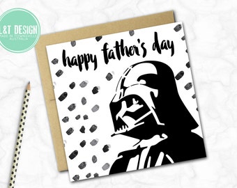 Darth Vader Father's Day Card