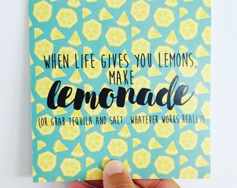 When Life Gives You Lemons Card