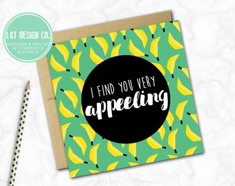 Cute Banana Pun Card