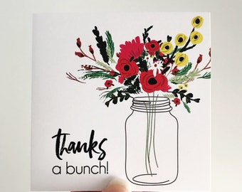 Thanks a Bunch Mini Card