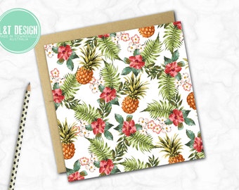 Pineapple Party Mini Card