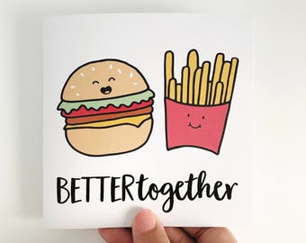 Better Together Card {BURGER + FRIES}