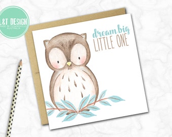 New Baby Card {DREAM BIG ~ BLUE}