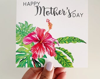Mother's Day Card {HIBISCUS}
