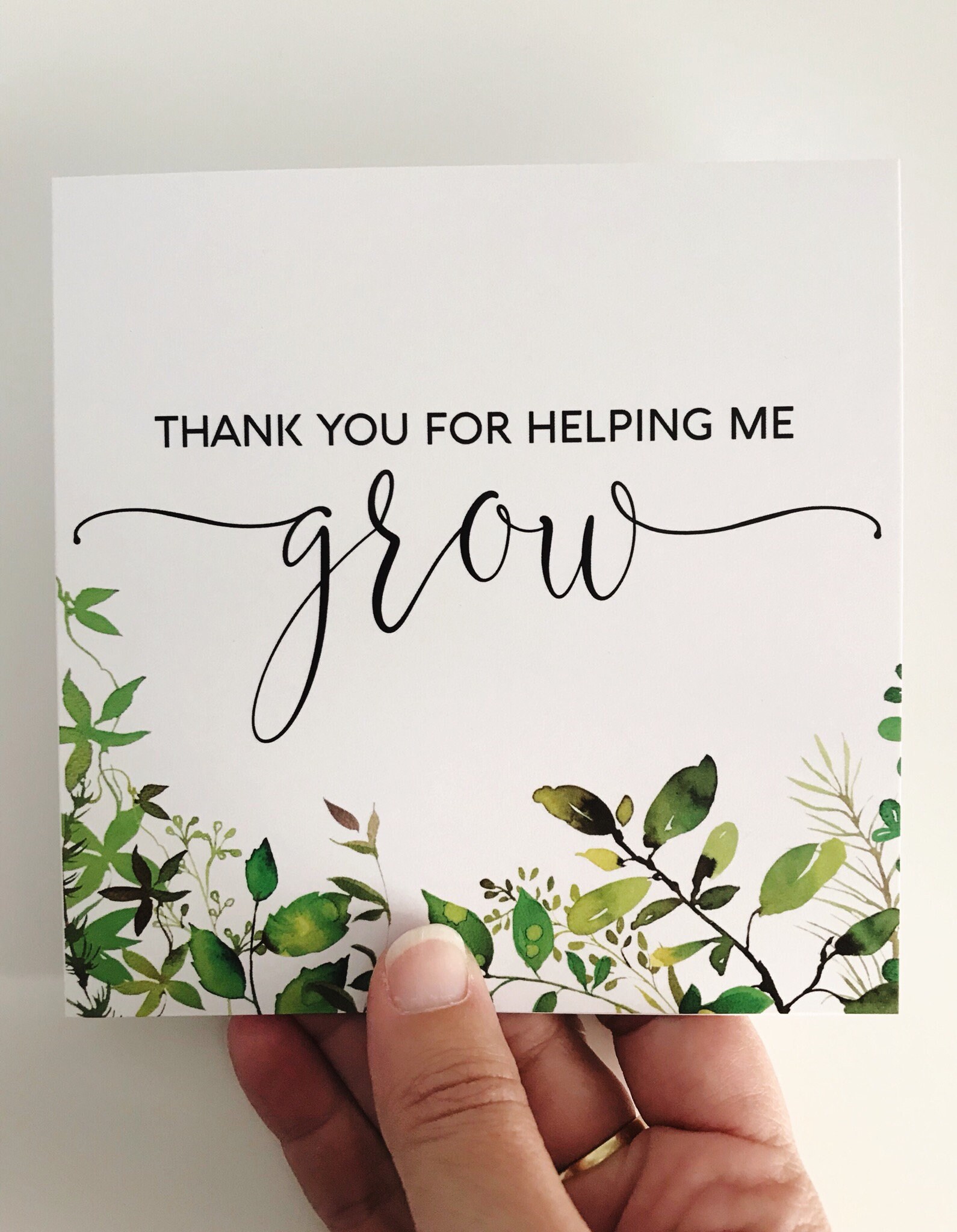 Thank You For Helping Me Grow Card Free Printable Printable Word Searches