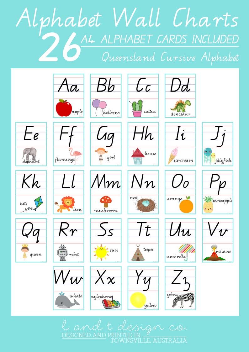 Cursive Chart Alphabet