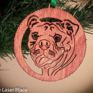 Bulldogge Christbaumkugel DG124
